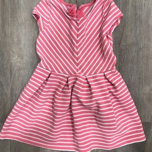 Gymboree Girls Pink Strip Dress